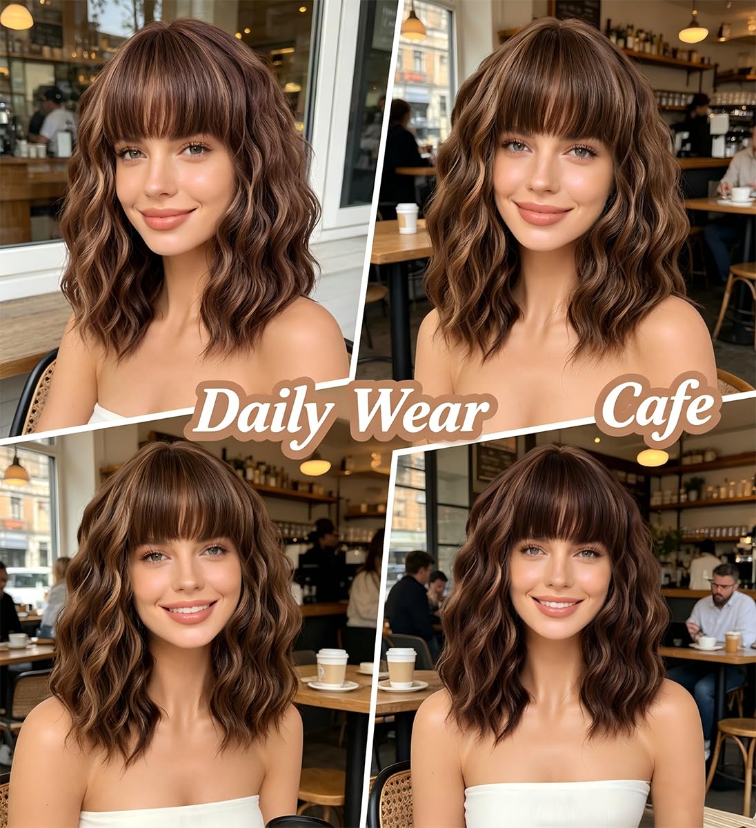 WAVE&BREEZE bangs and parting detail for natural fringe styling benefit