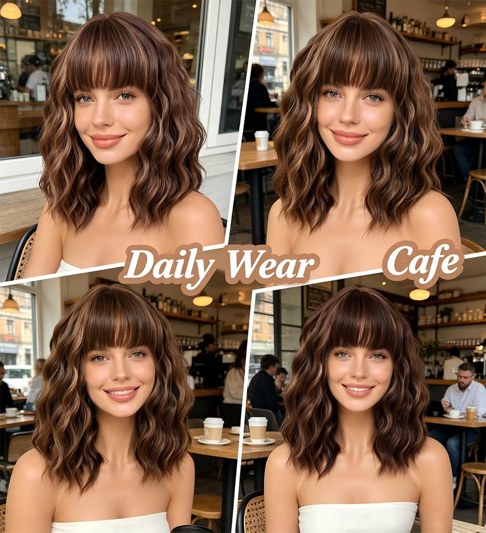 WAVE&BREEZE bangs and parting detail for natural fringe styling benefit