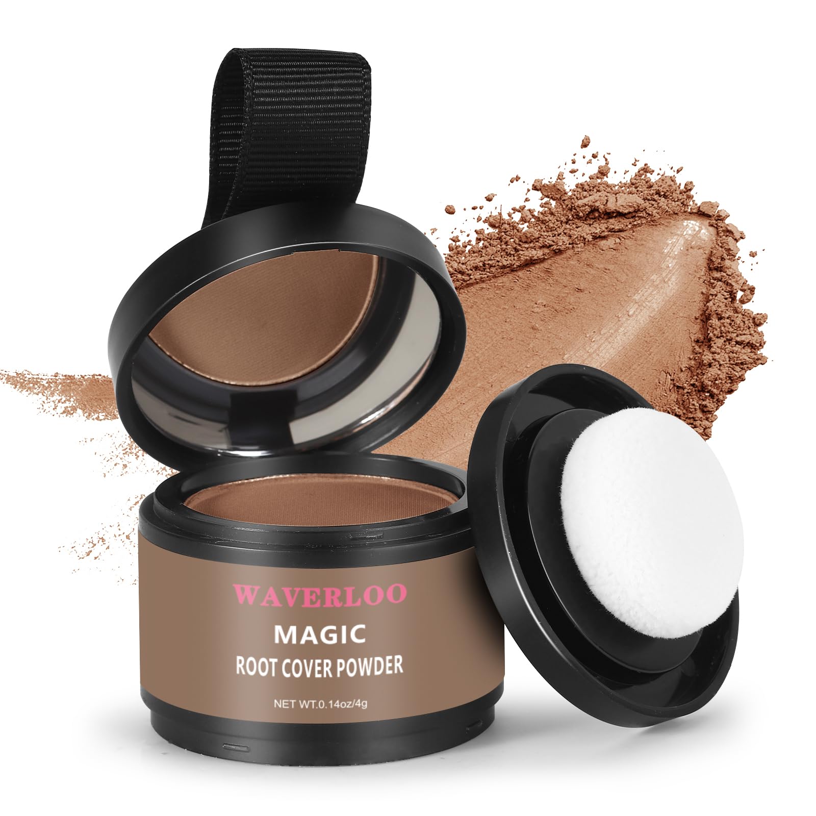 Waverloo front packaging showing light brown shade and compact stick benefit