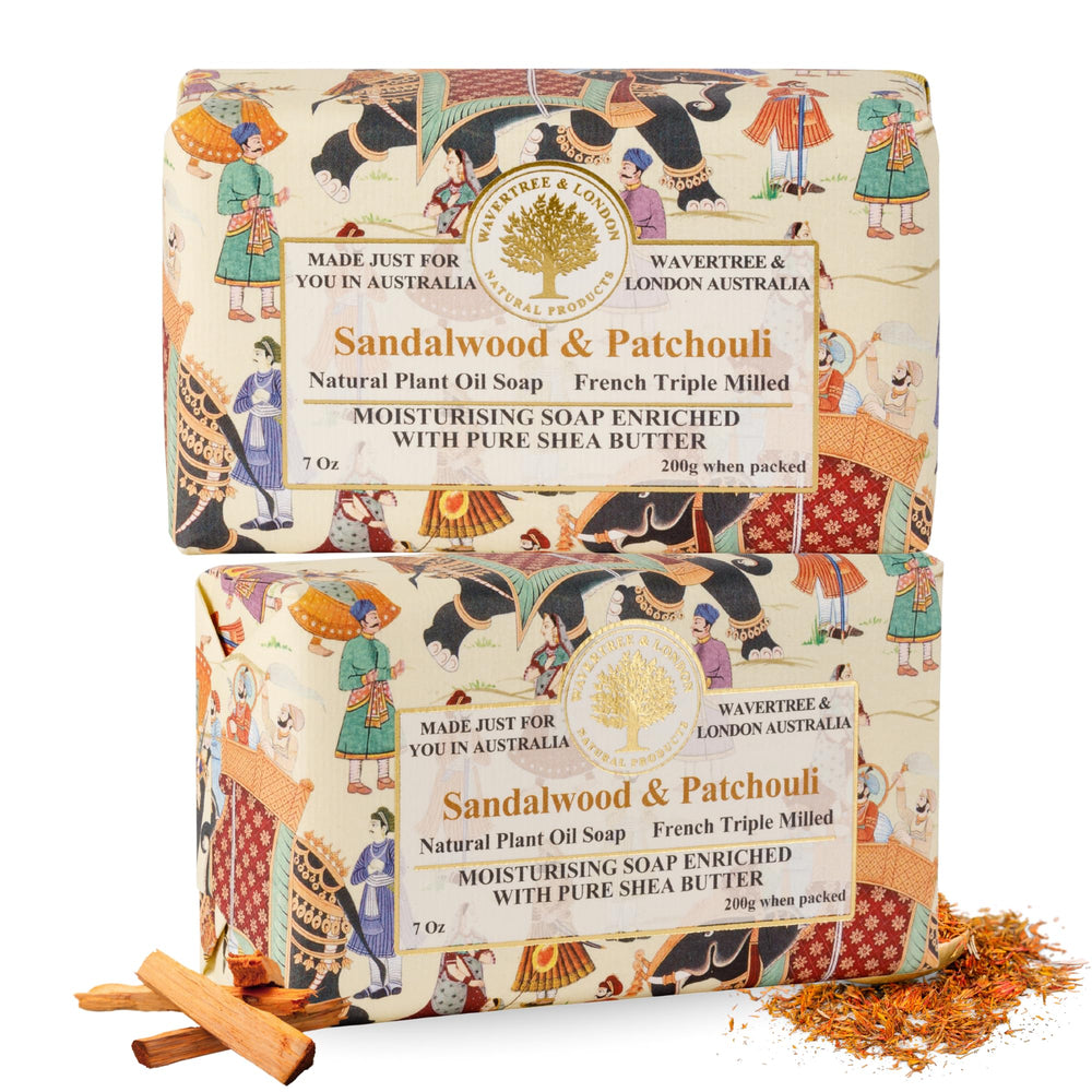 Wavertree & London front packaging showing two bars and gift-ready design benefit