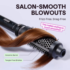 wavytalk detachable brush head being removed for compact travel packing