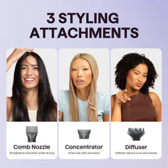 wavytalk comb attachment detail smoothing thick hair for manageable results