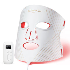 wavytalk front view mask showing full-face coverage and even light delivery