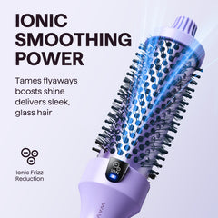 wavytalk heated bristles detail gripping hair to shape curls