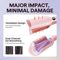 wavytalk in use on model producing soft S-waves for long-lasting volume
