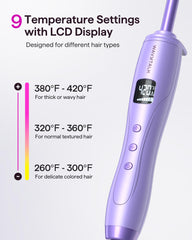 wavytalk lcd display and buttons provide precise temperature control benefit