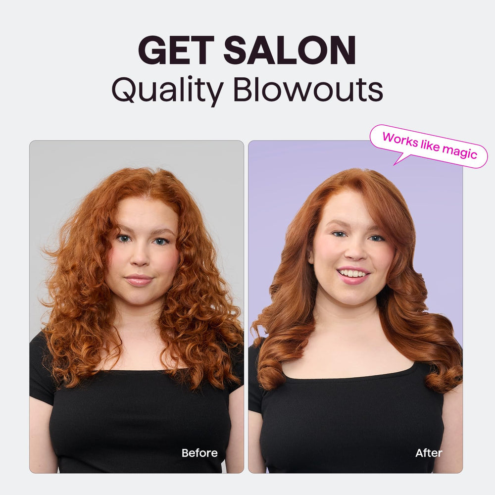 wavytalk lifestyle bathroom mirror scene showing salon-like results at home