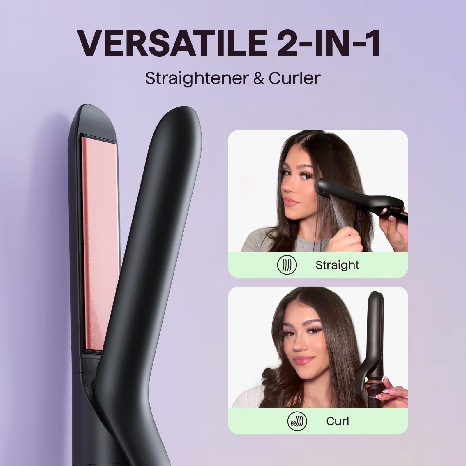 wavytalk small wand producing tight defined curls for detailed styling