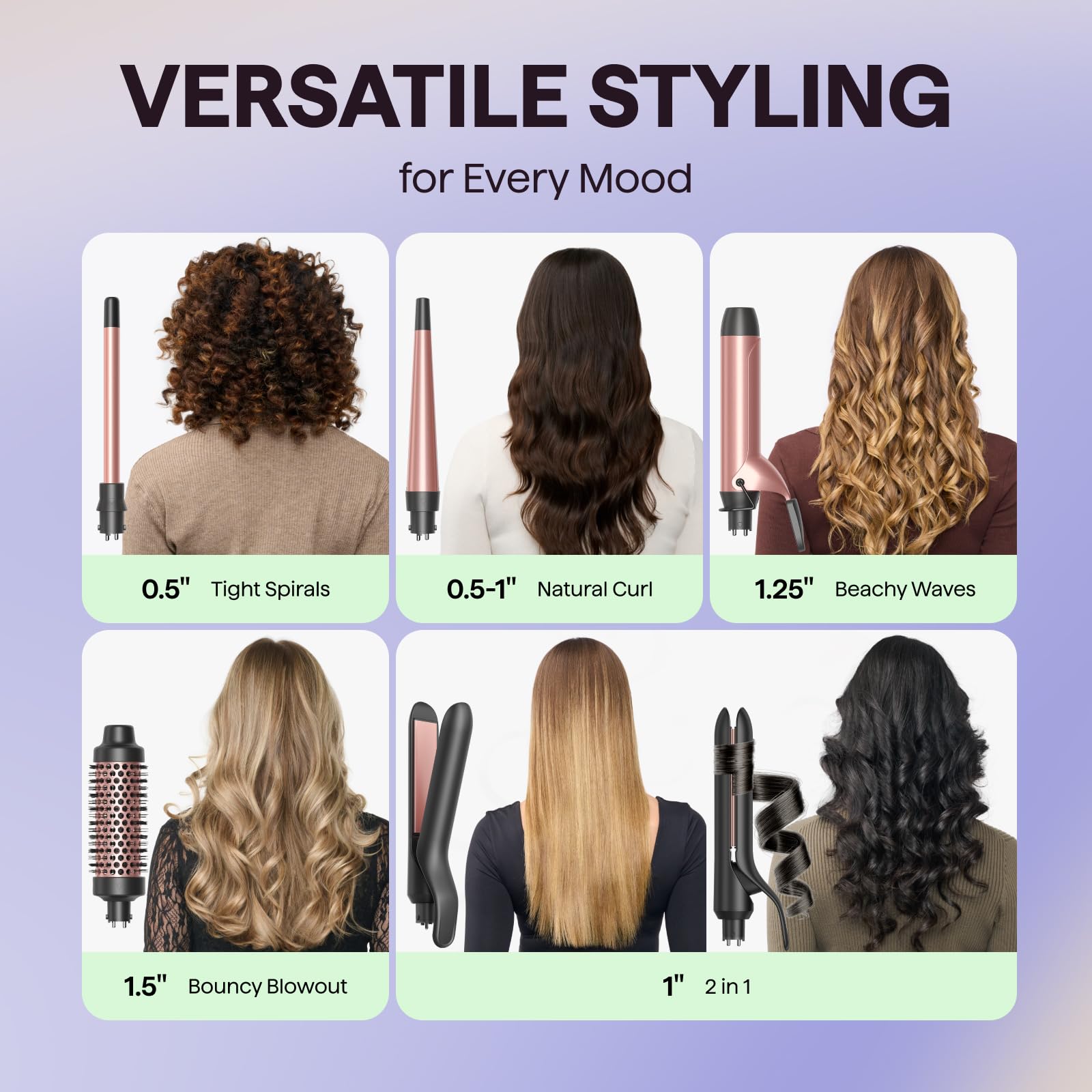 wavytalk thermal brush close-up with bristles designed to smooth hair and add volume