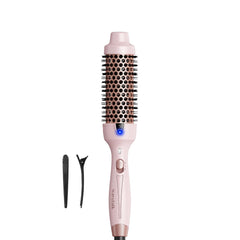 wavytalk thermal brush front view showing barrel and bristles for fast styling