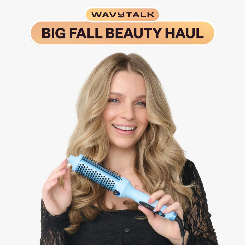 wavytalk brush with travel pouch showing dual-voltage ready packing convenience for trips