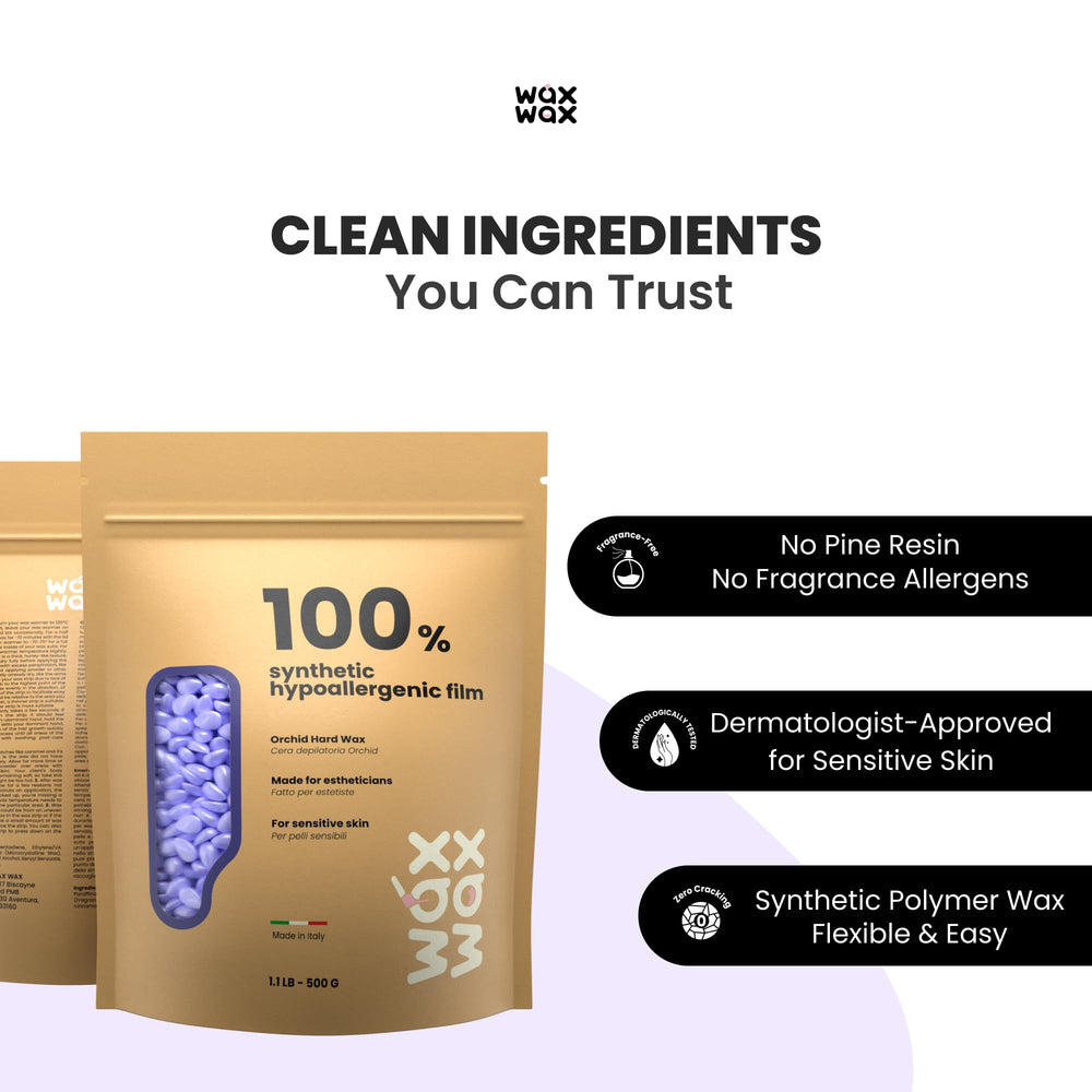 Wax Wax used to shape brows for clean, professional definition