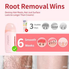waxfans after-wax spray with 50 strips laid out for gentle post-wax care