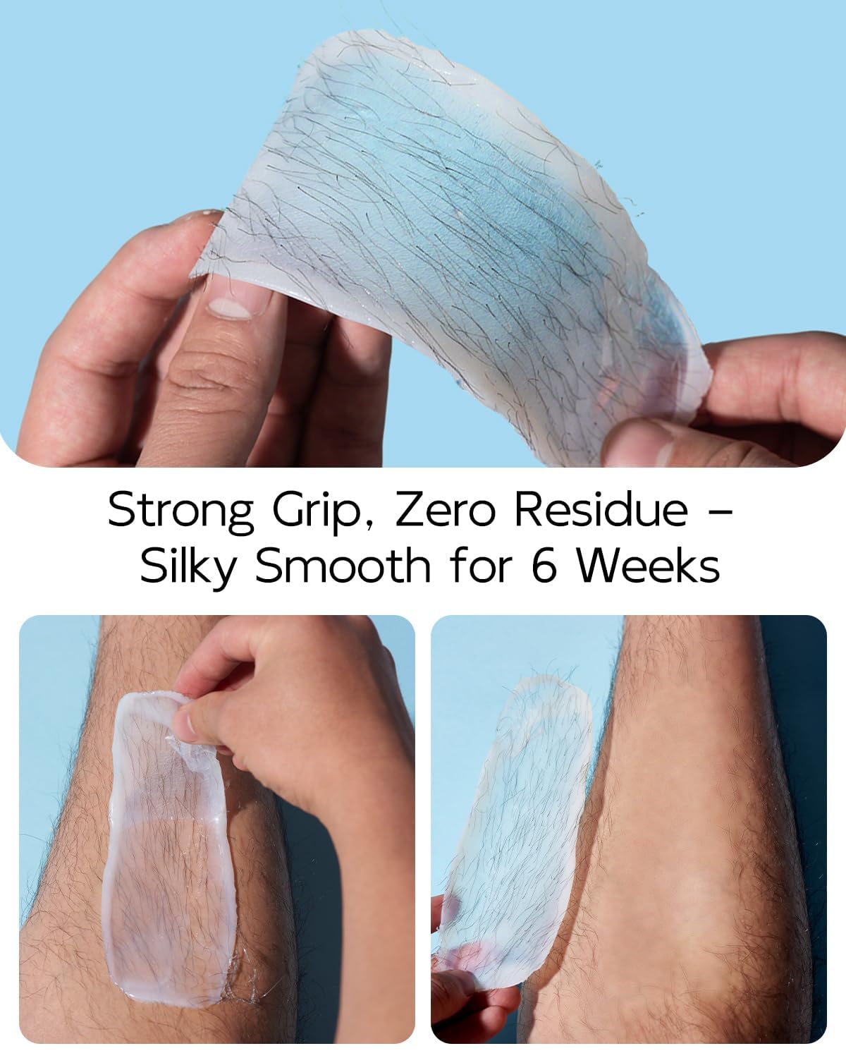 waxfans application on bikini area illustrating precise, gentle hair removal