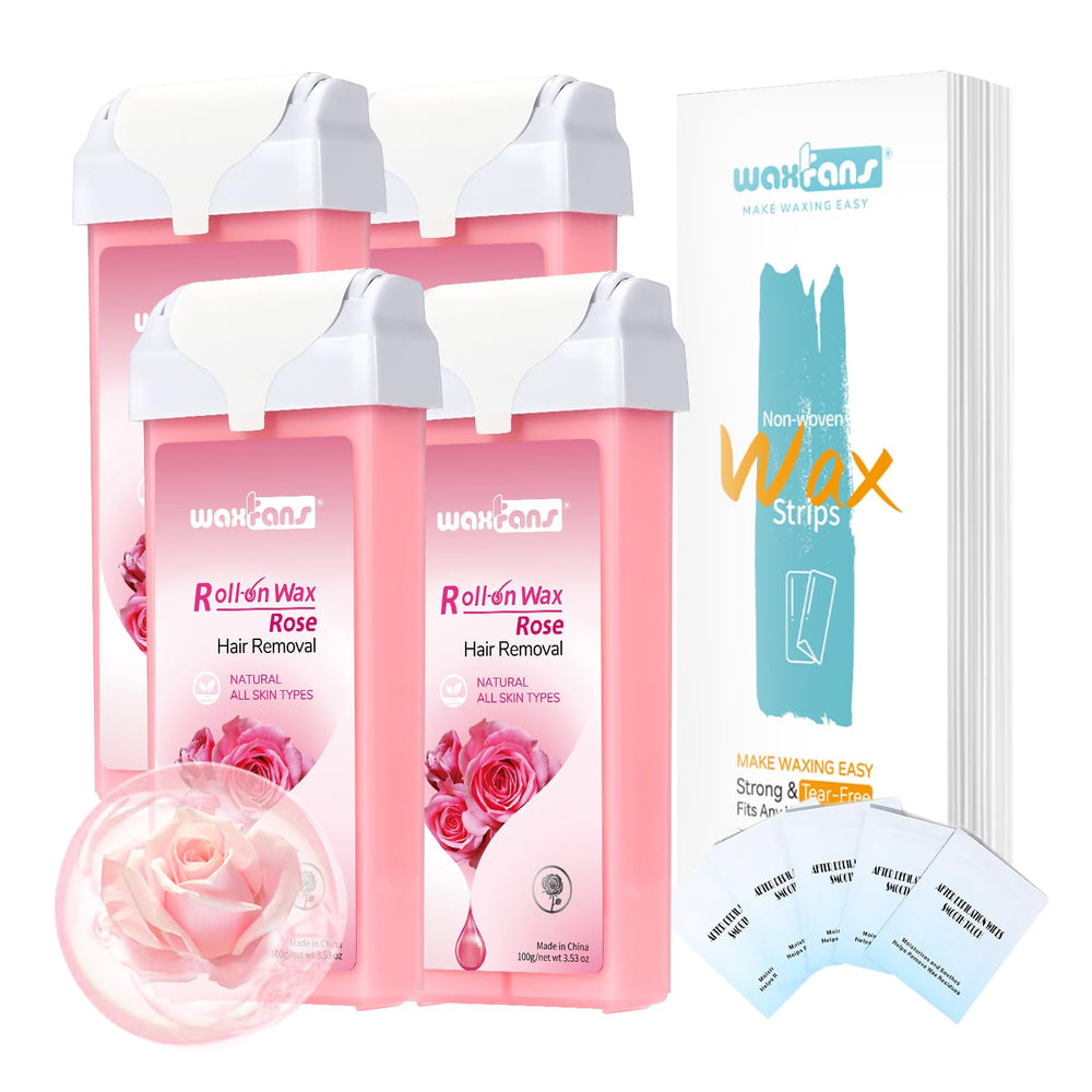 waxfans front packaging showing refill pack and included strips for quick restocking