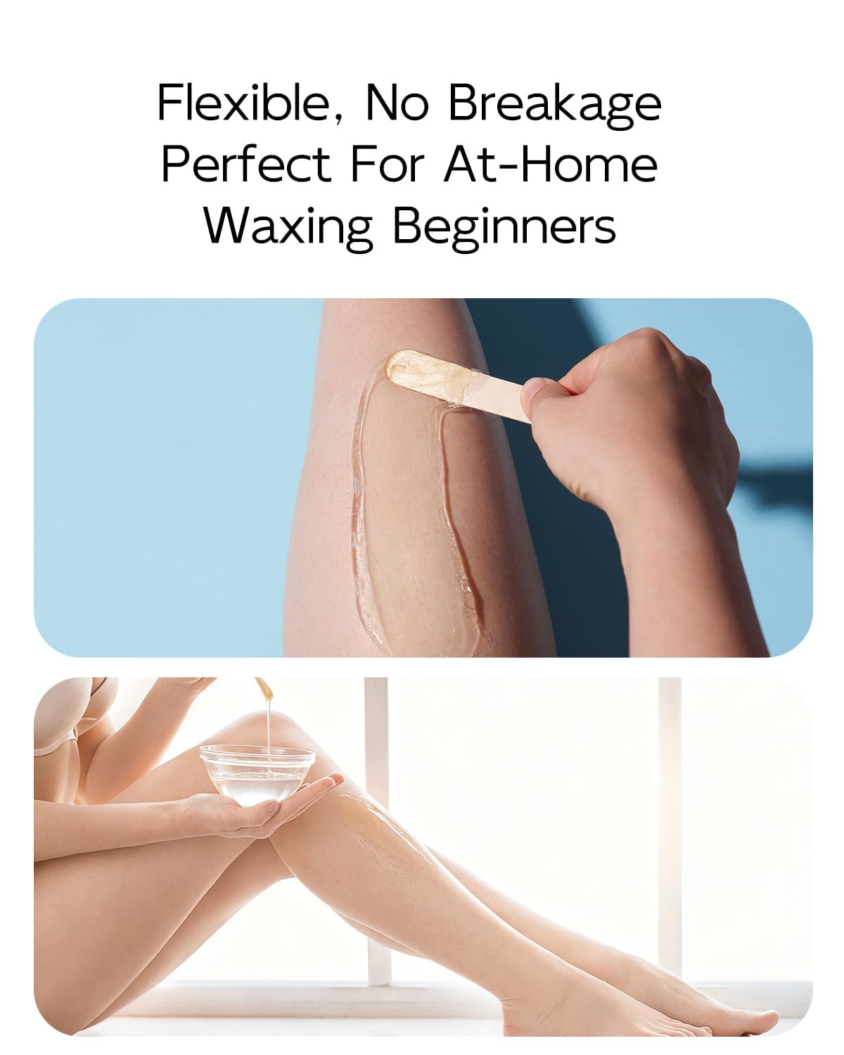 waxfans peeled strip showing smooth skin and clean hair removal benefit