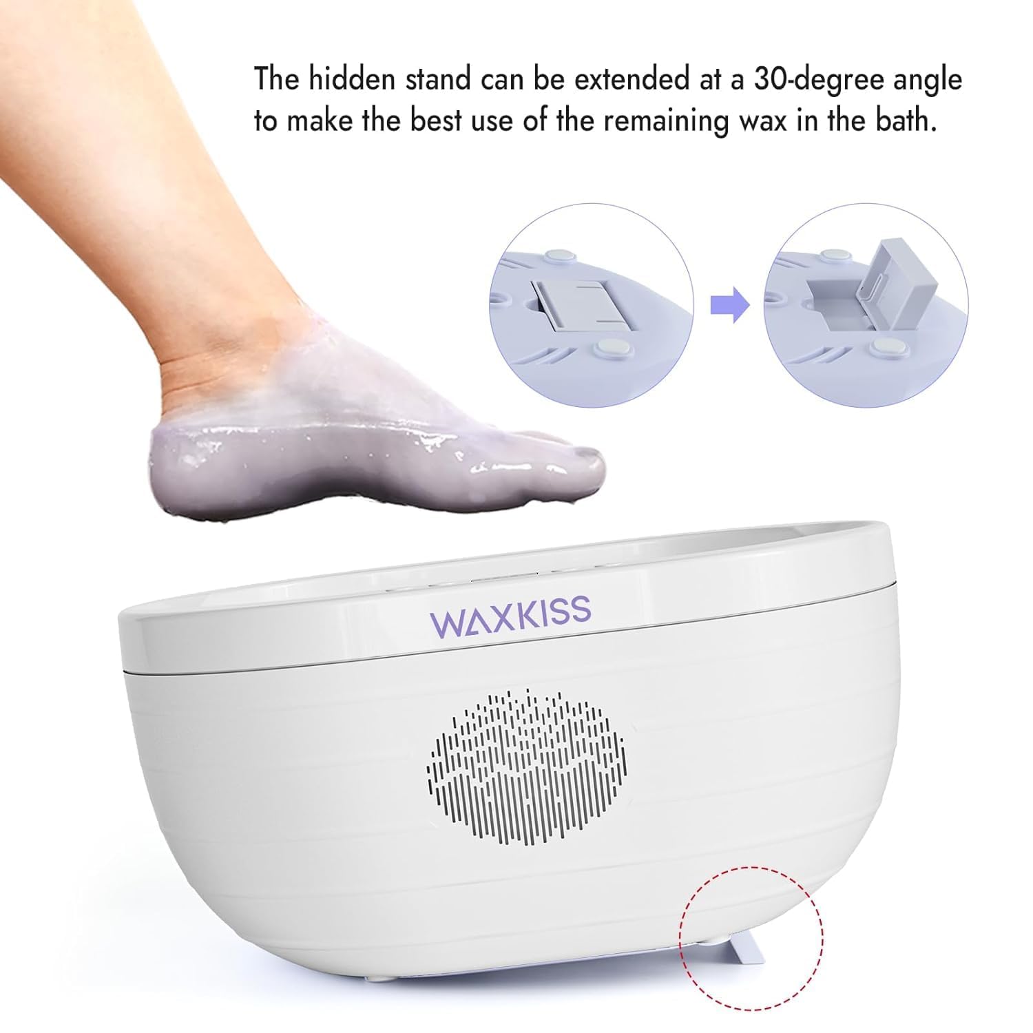 waxkiss hand dipping demonstration showing multiple layers for coverage