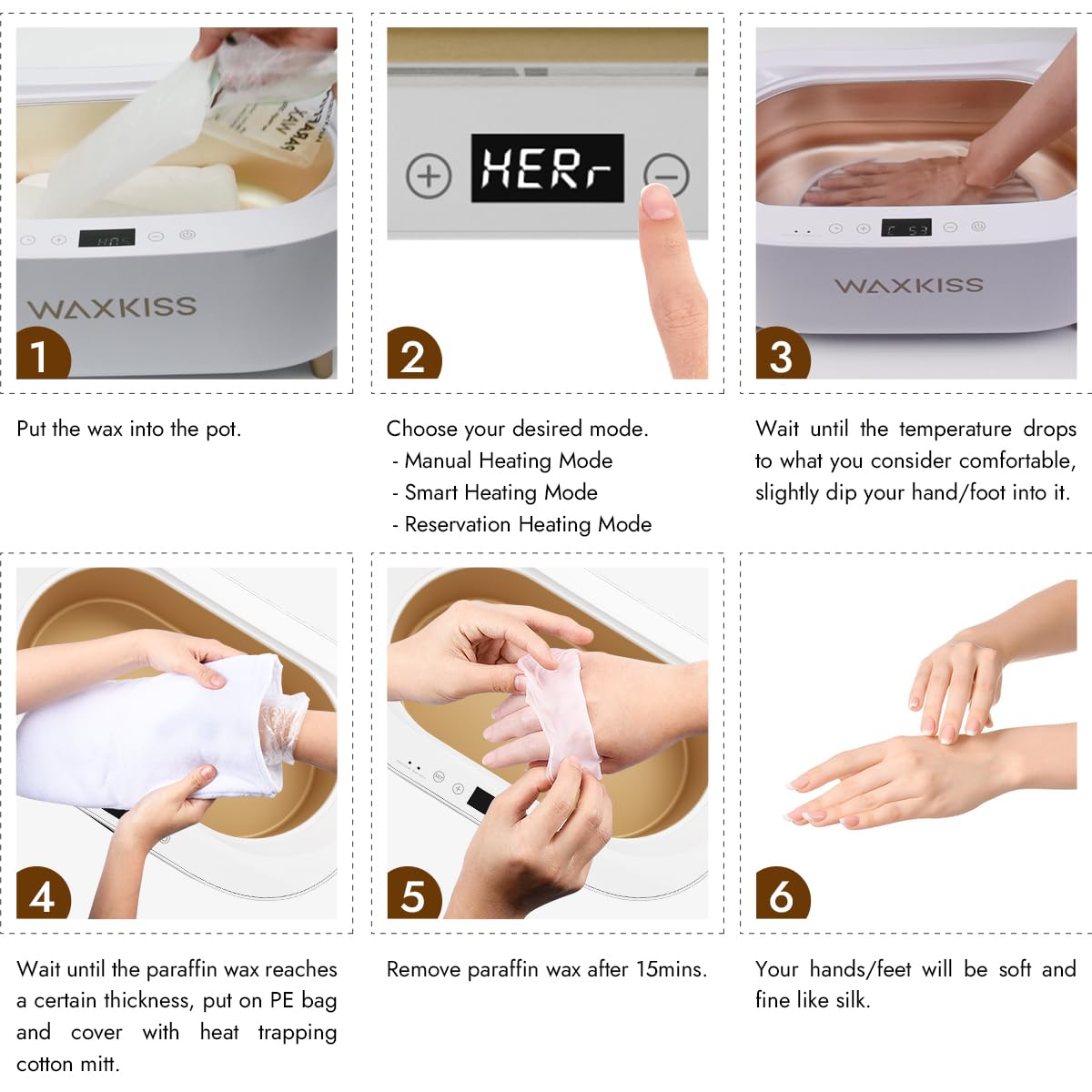 waxkiss lifestyle bathroom setting showing machine integrated into home spa relaxation