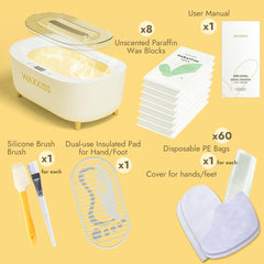 waxkiss open basin filled with melted paraffin demonstrating ample 4500ml capacity