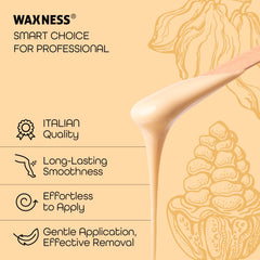 Close-up of Waxness beads texture highlighting smooth meltability and consistent bead size
