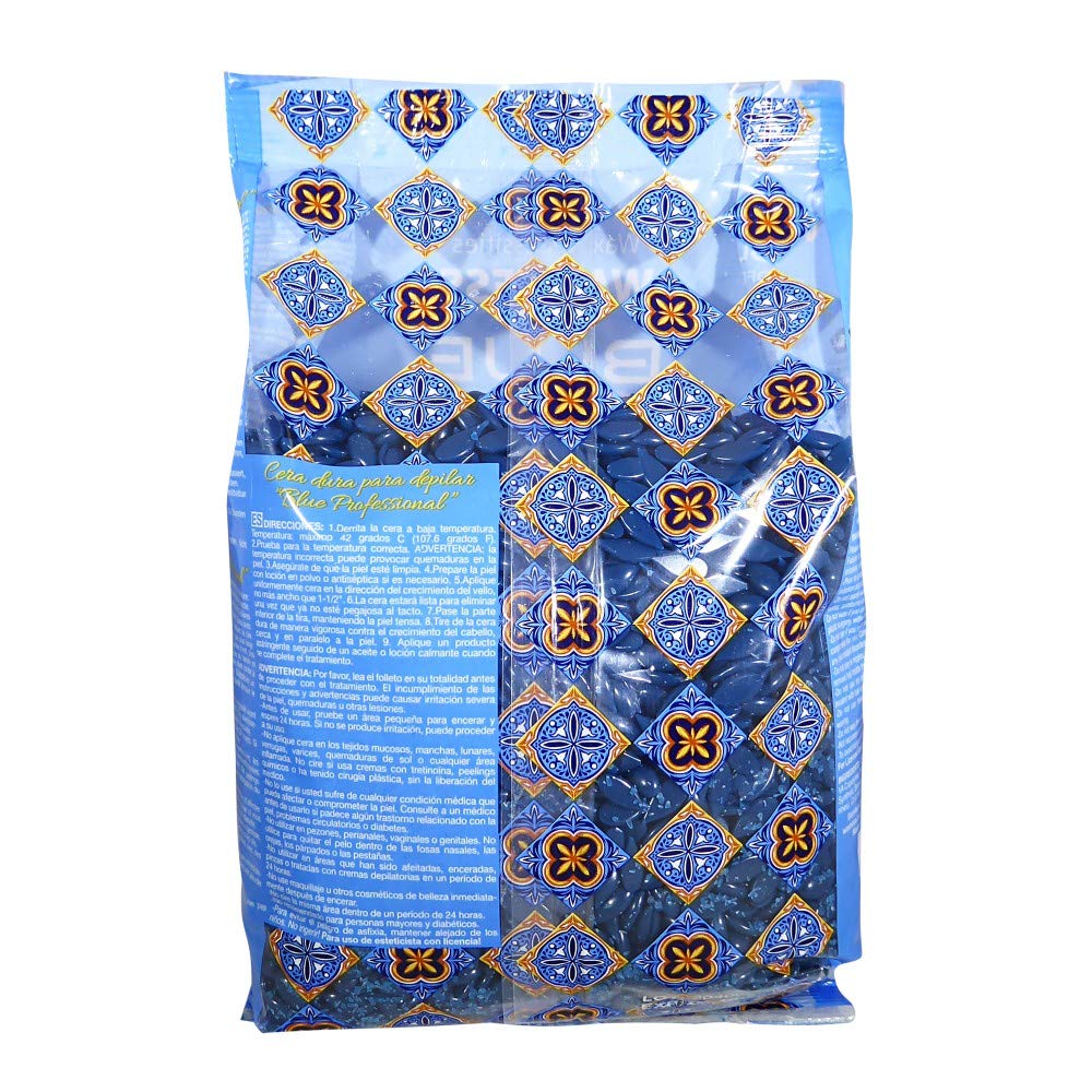 Waxness beads next to scale showing 1 kg weight for salon inventory planning
