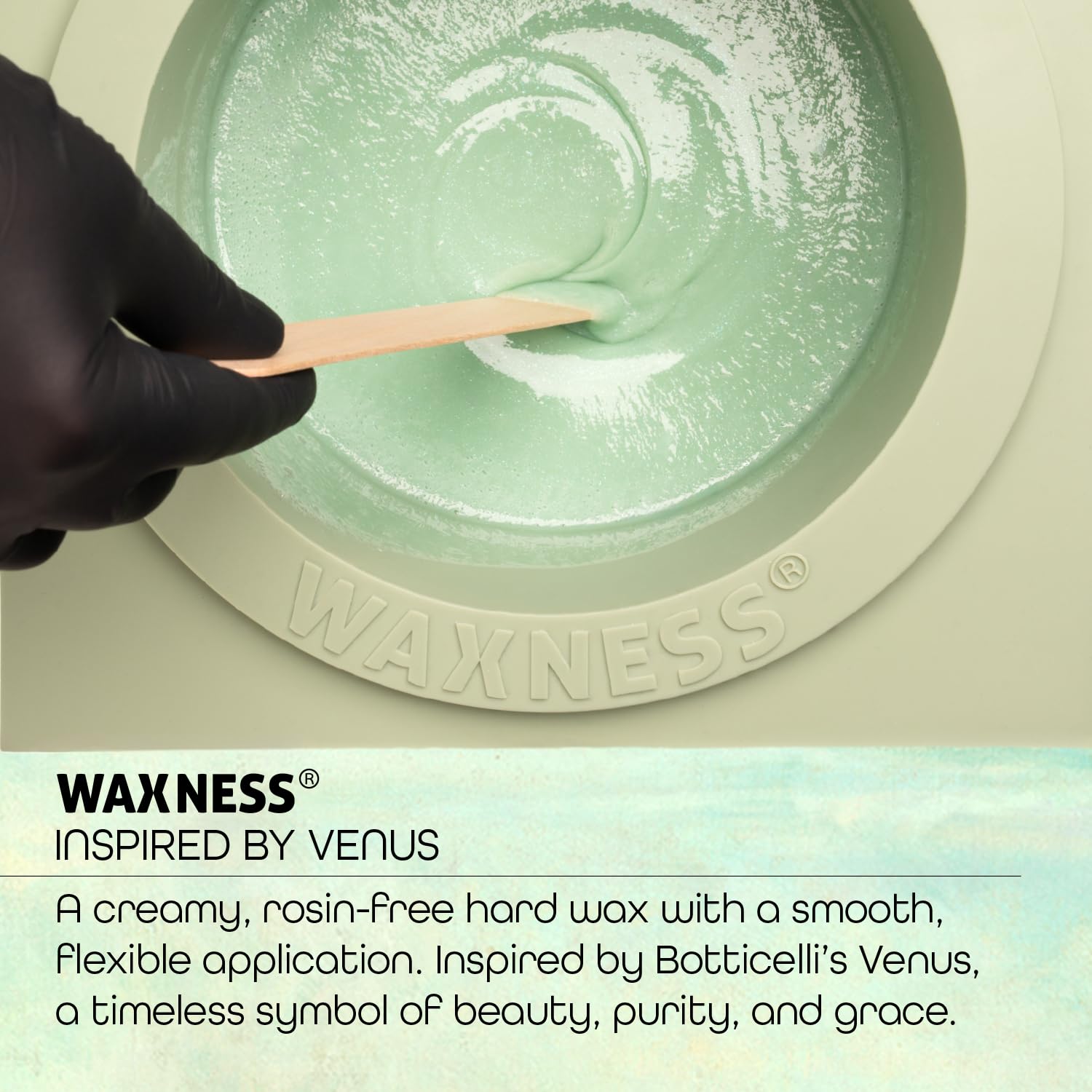 Waxness technician checking heater temperature for safe low-temp application