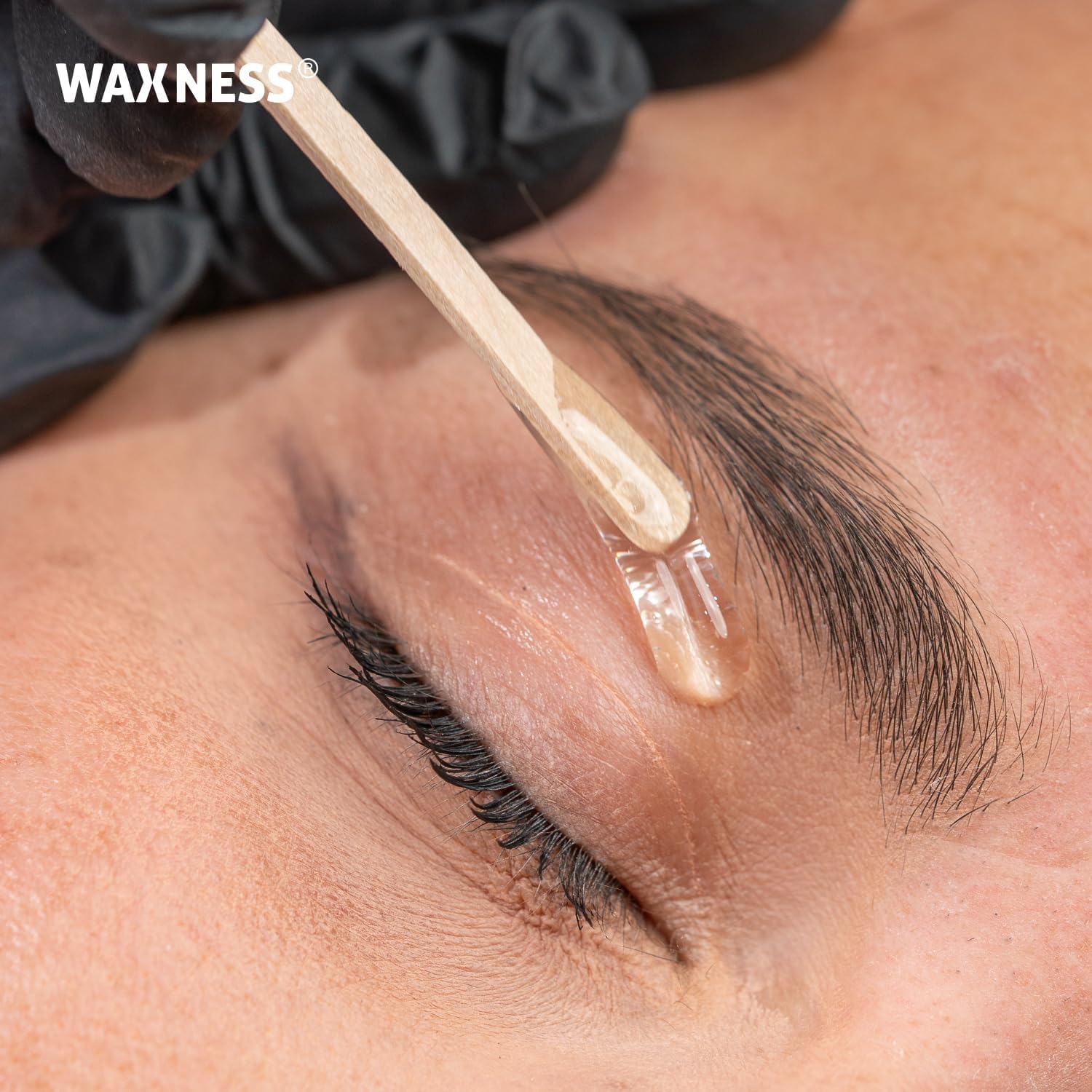 Waxness ingredient visualization showing comfort complex components for gentler feel