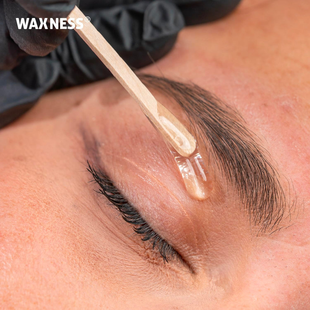 Waxness ingredient visualization showing comfort complex components for gentler feel