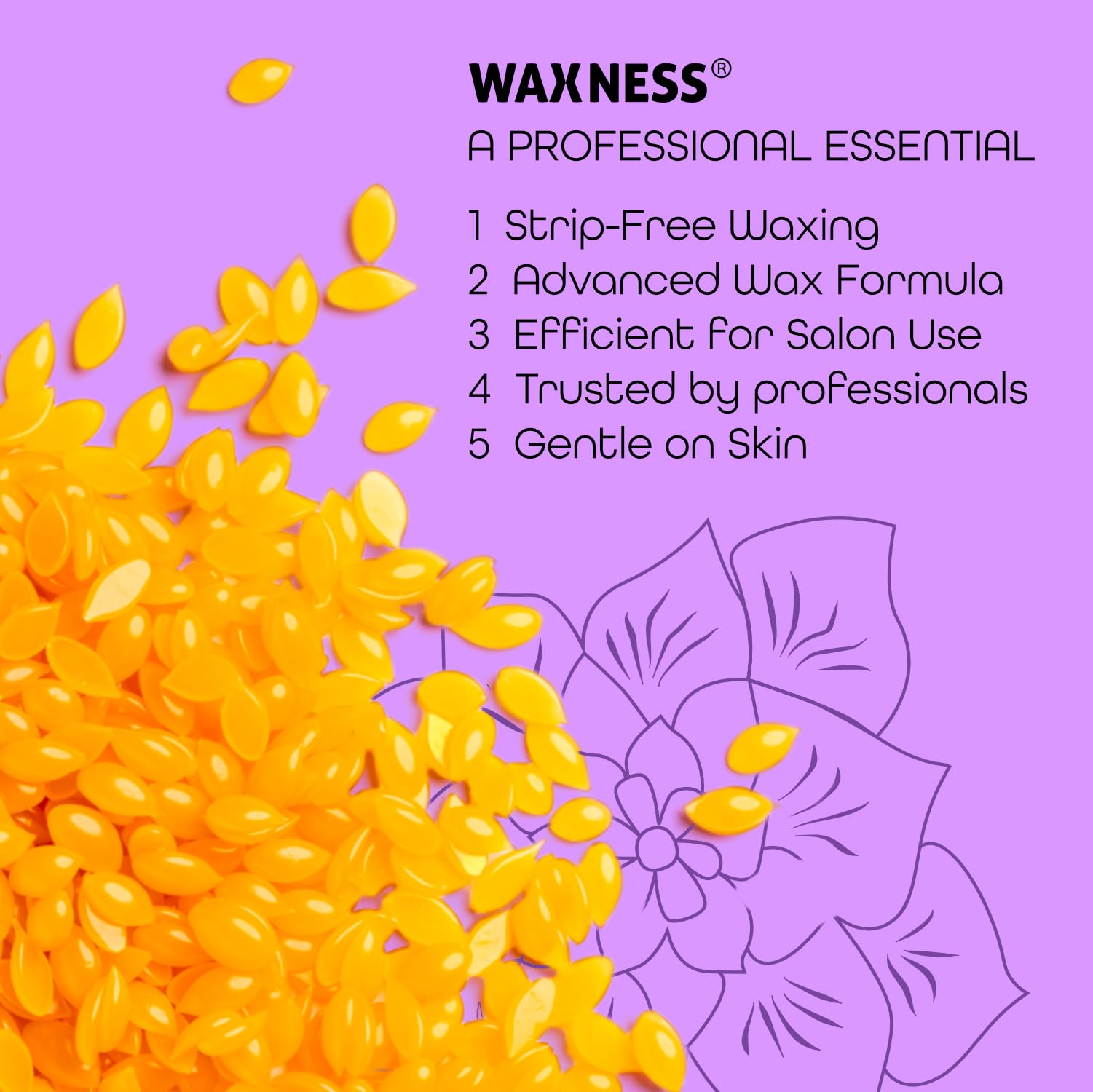 Melted Waxness wax texture in pot demonstrating smooth spreadability
