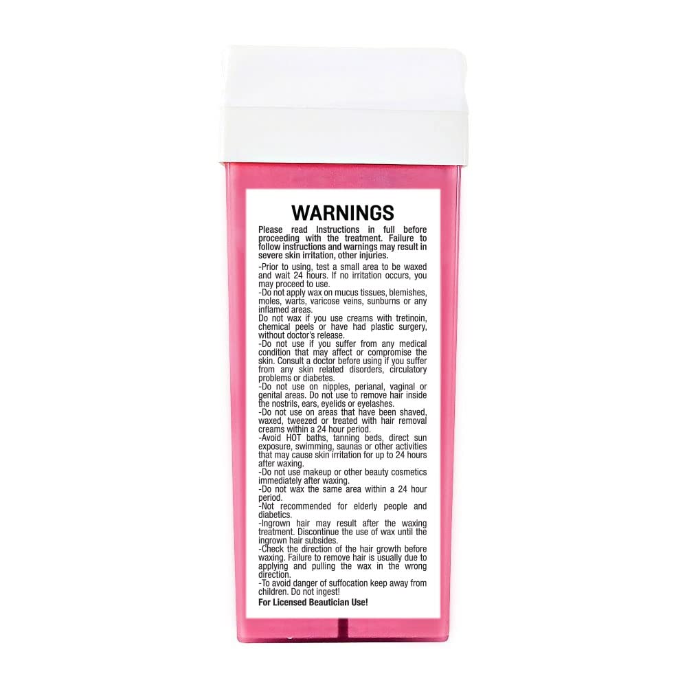 Waxness roll-on in use on leg for fast professional hair removal