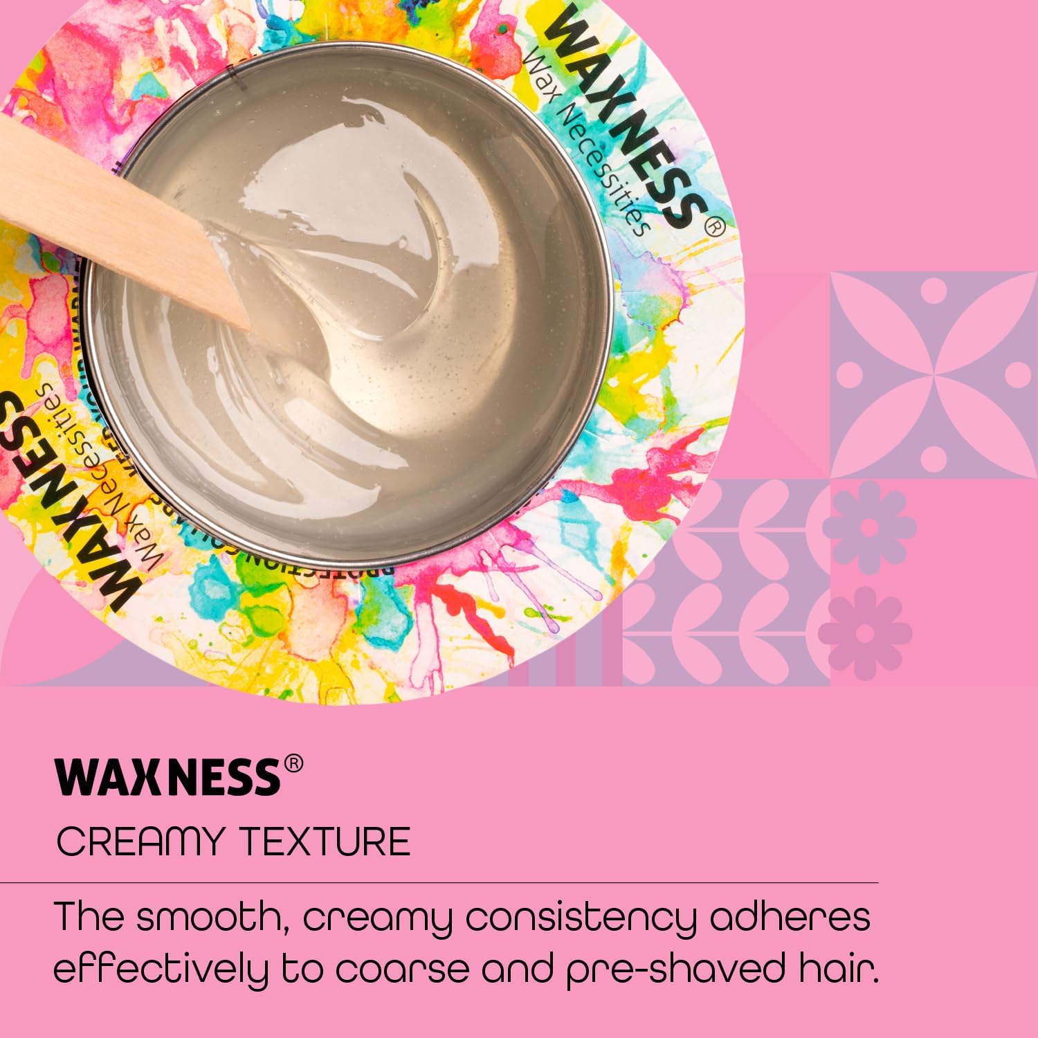 Waxness next to measuring scale showing 453 g professional portion control