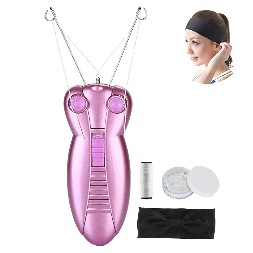WAYCOM epilator front view showing ergonomic handle and controls for easy use