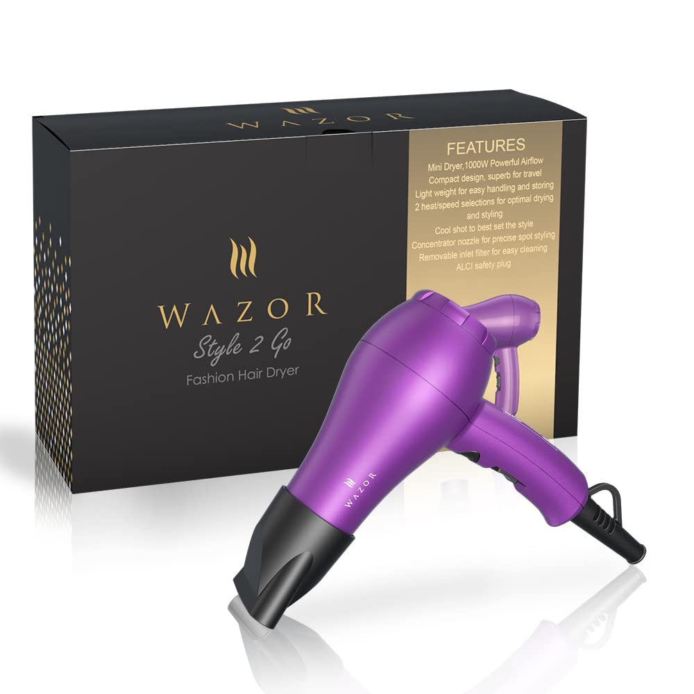Wazor dryer in RV travel setting demonstrating low-wattage use for campers