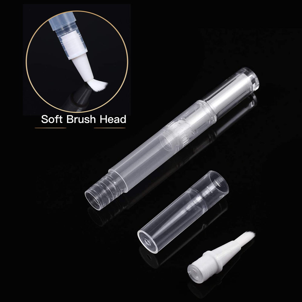 WEBBYBEAR transparent barrel with sample liquid visible to monitor remaining product easily