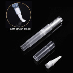 WEBBYBEAR transparent barrel with sample liquid visible to monitor remaining product easily