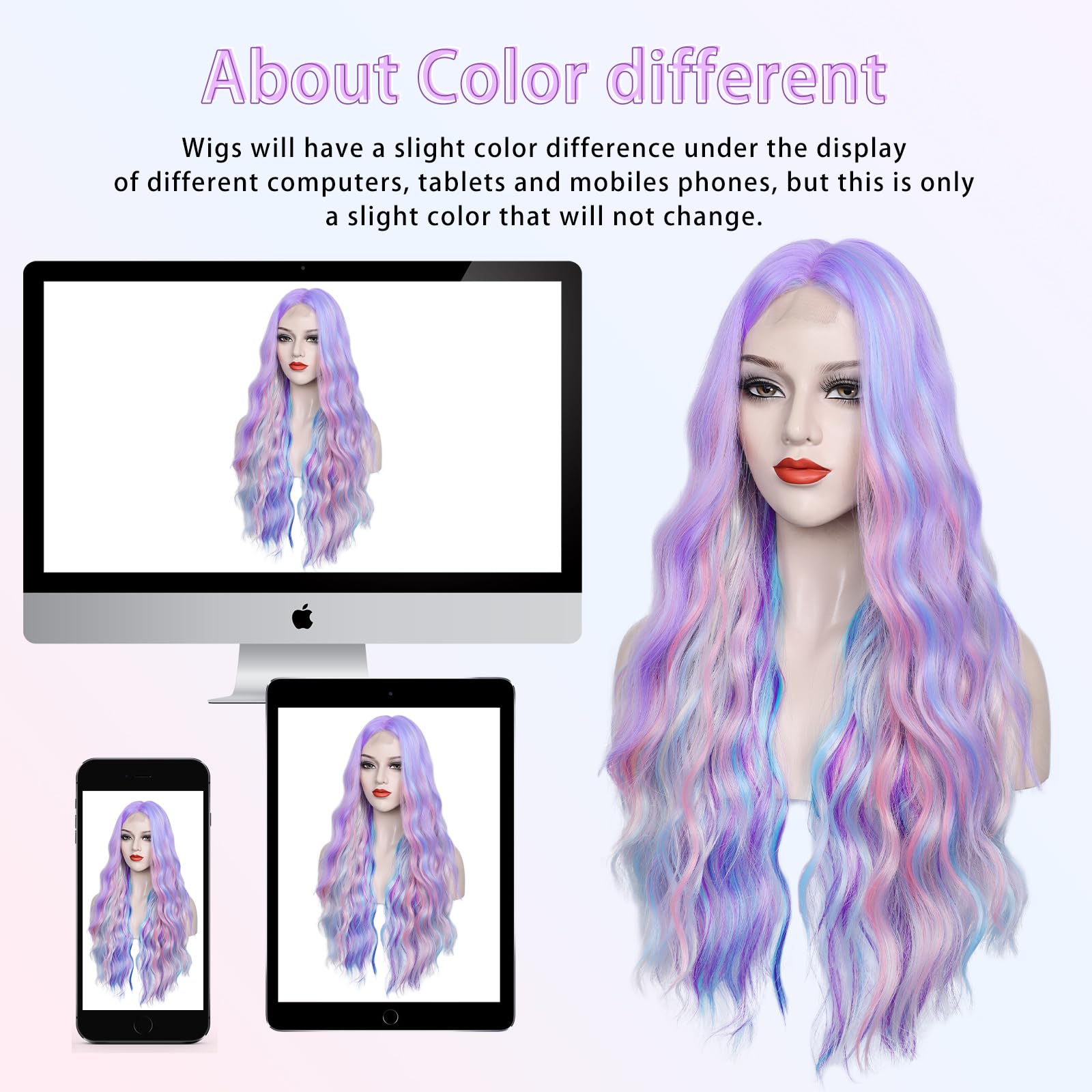 WECAN packaged wig with included wig cap showing ready-to-wear convenience