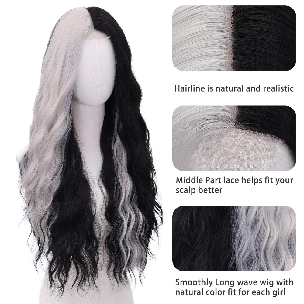 WECAN side profile on mannequin displaying long 28-inch water-wave silhouette