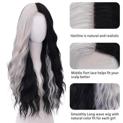 WECAN side profile on mannequin displaying long 28-inch water-wave silhouette