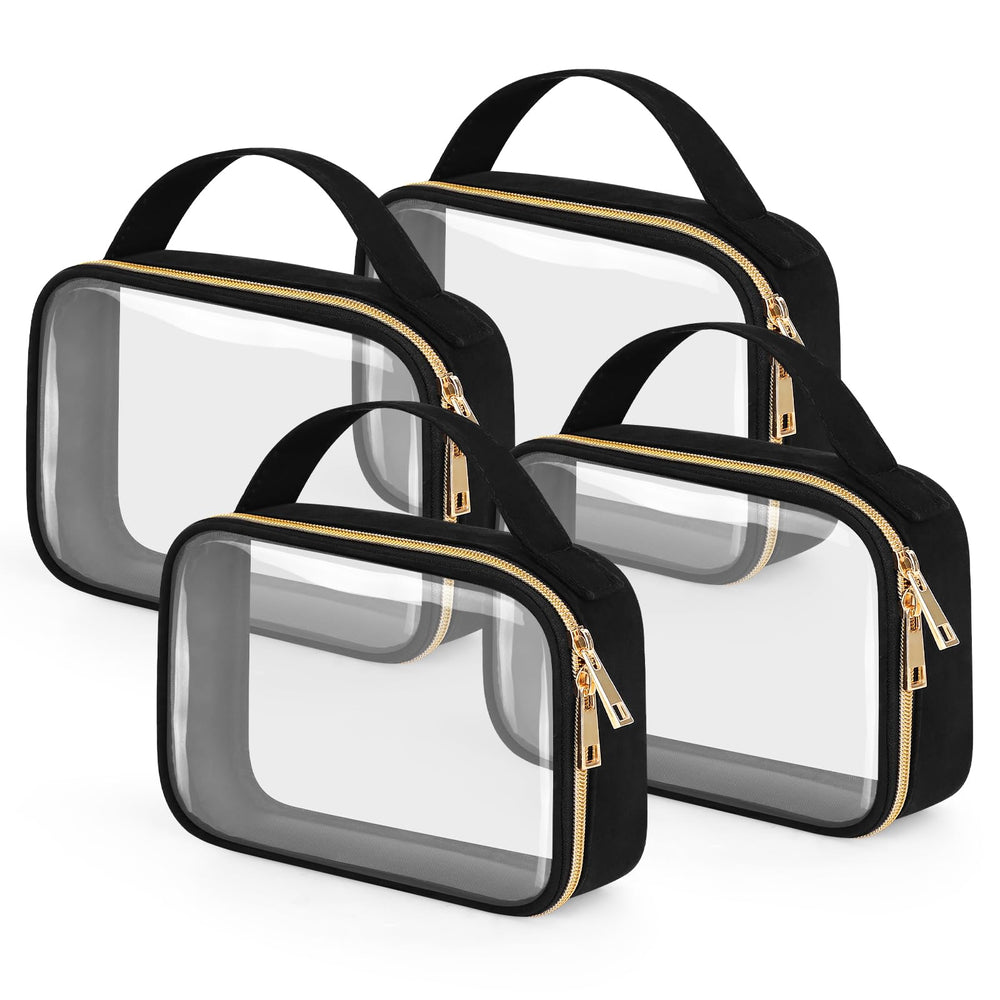 Wedama front view of clear quart bag showing compliance and easy packing