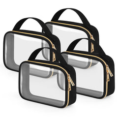 Wedama front view of clear quart bag showing compliance and easy packing