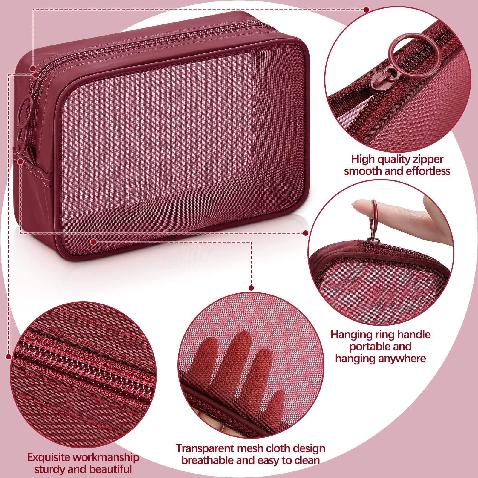 Weewooday zipper detail showing smooth closure for quick access and secure storage