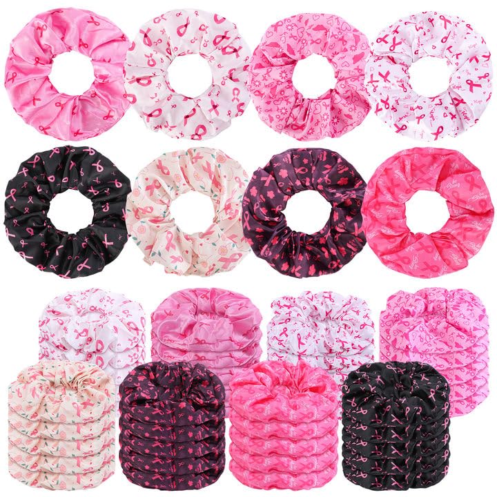 Wehhbtye front packaging showing 40-piece ribbon scrunchies, support visible