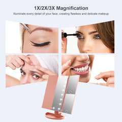 WEILY touch control and 21 LEDs close-up offering adjustable brightness benefit