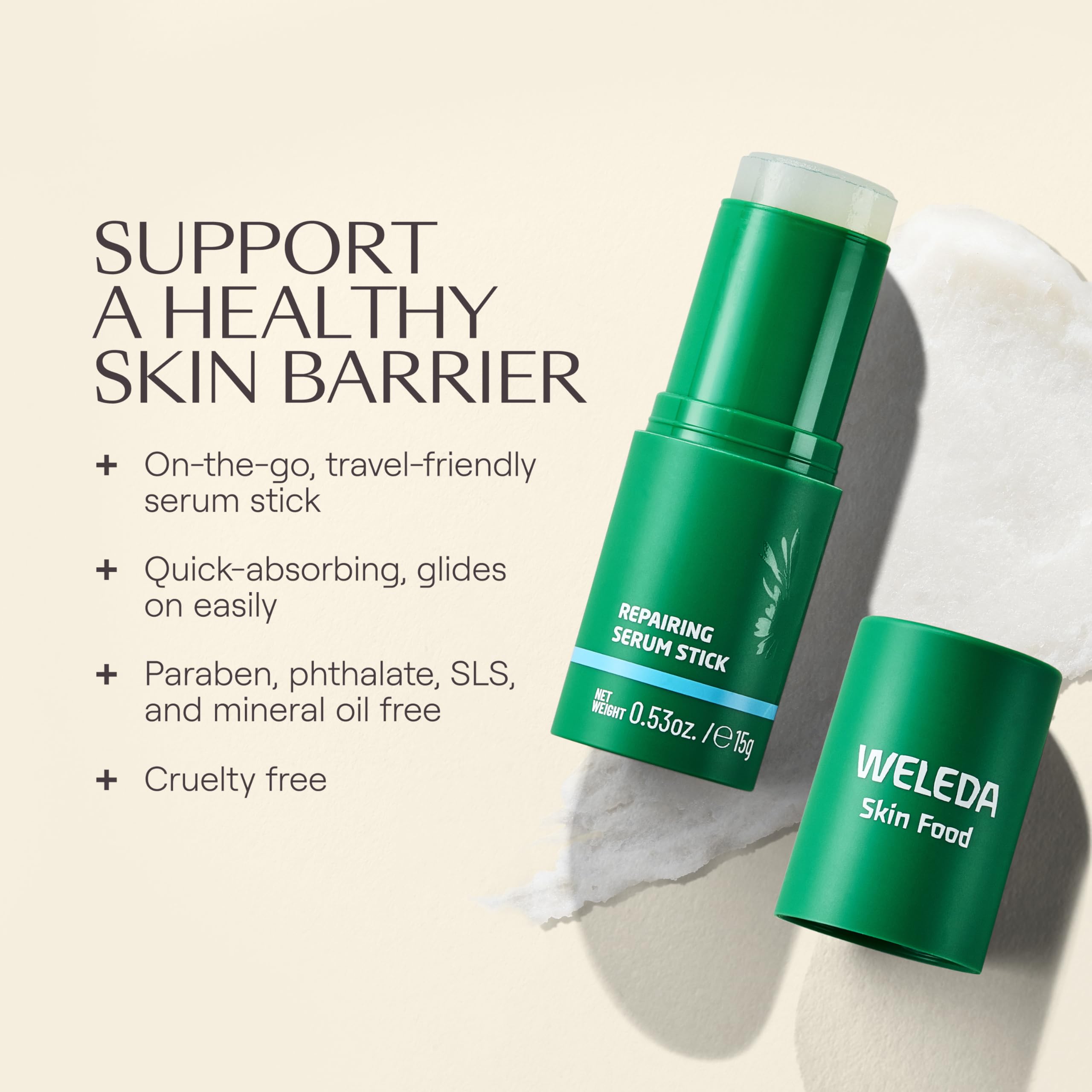 Weleda botanical ingredients calendula and rosemary emphasizing natural nourishment