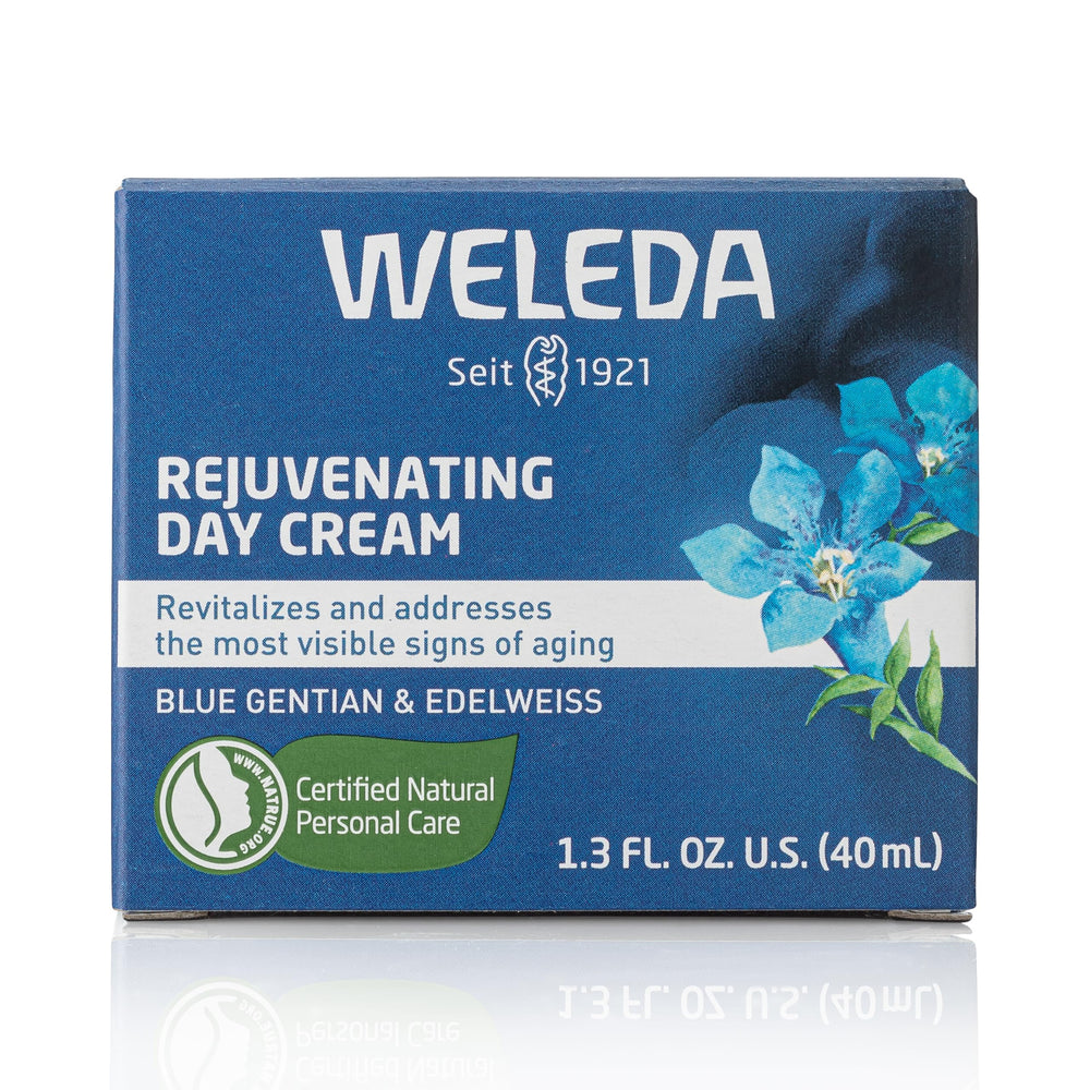 Weleda jar open showing creamy texture and quick absorption benefit