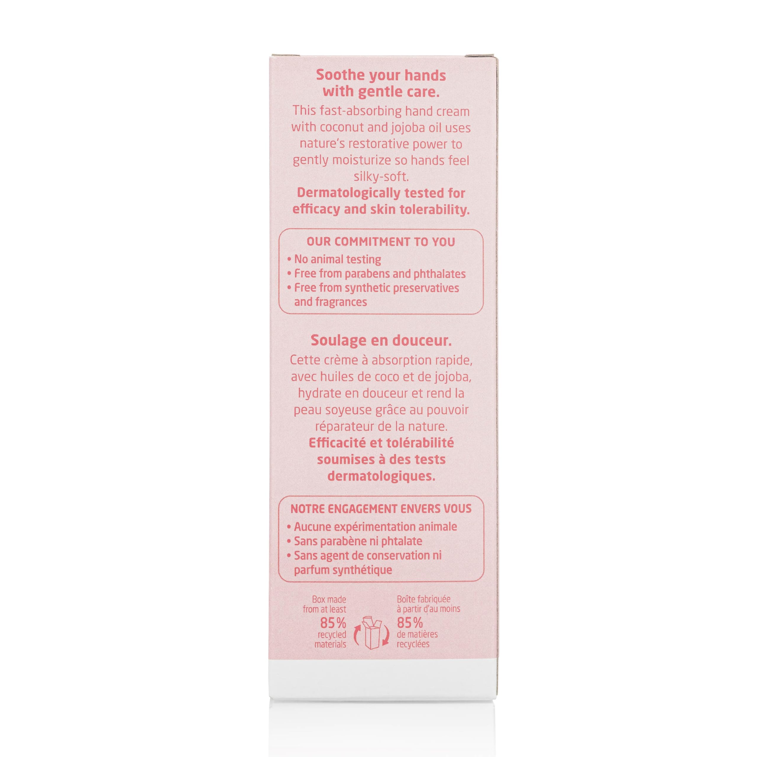Weleda cream texture close-up demonstrating fast-absorbing, non-greasy finish for comfortable wear