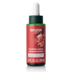 Weleda plumping serum front packaging showing bottle and label benefit