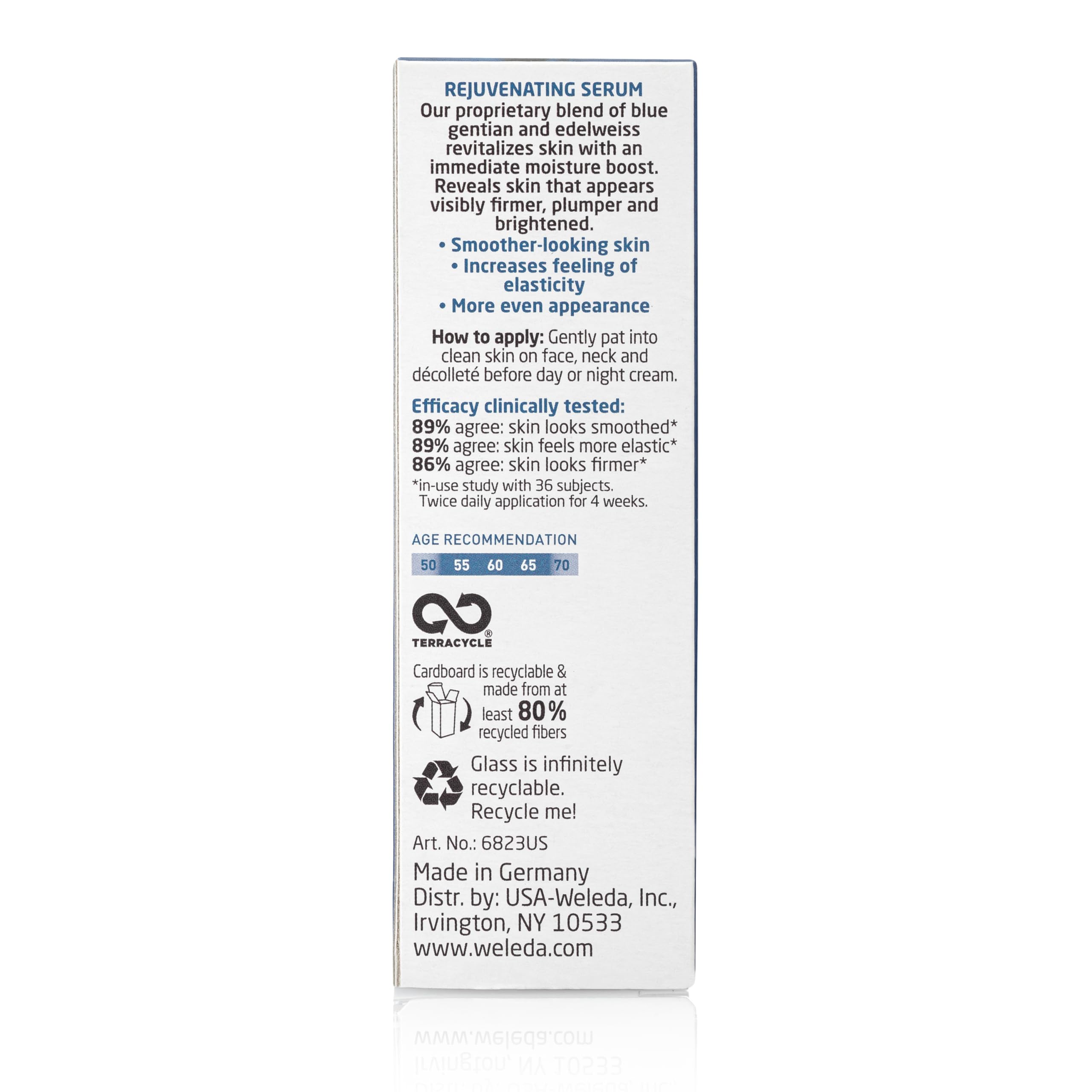 Blue gentian edelweiss and cica botanicals, Weleda ingredient focus for soothing
