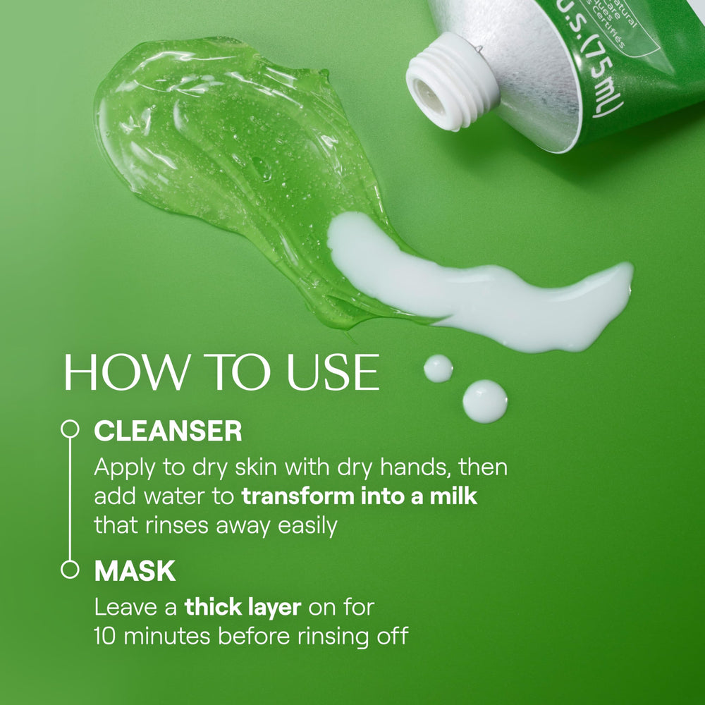 Weleda Skin Food held in hand illustrating convenient travel-sized cleansing