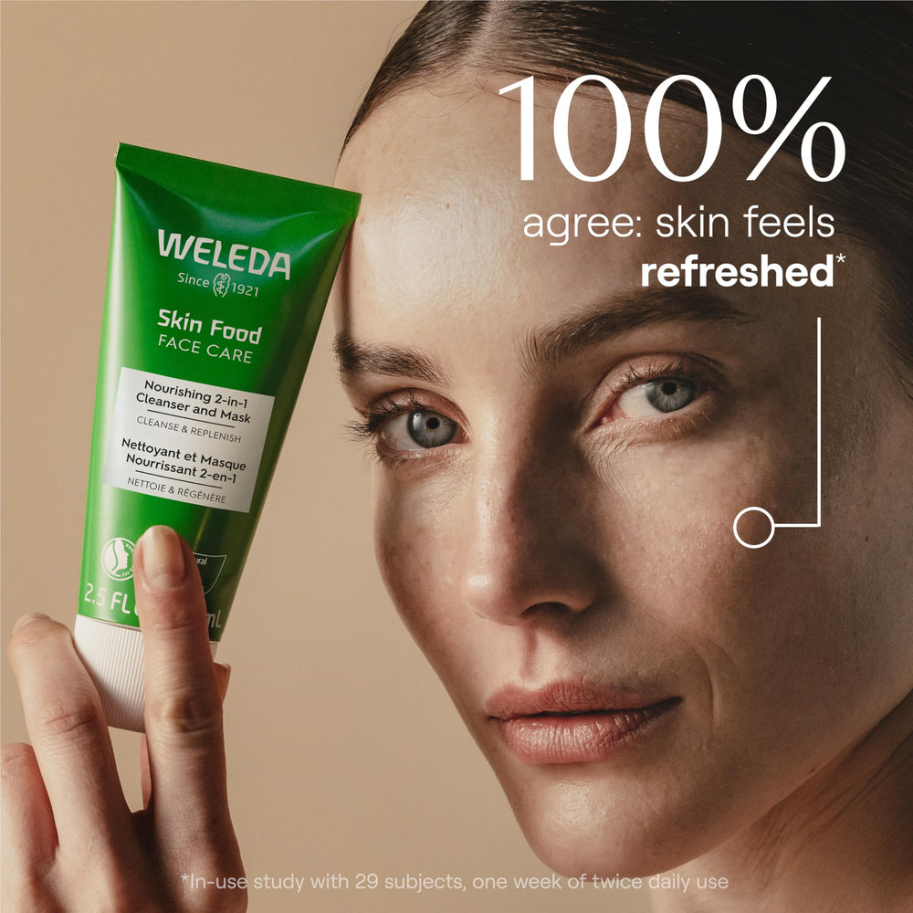 Weleda Skin Food with sunflower seeds to highlight nourishing plant oil